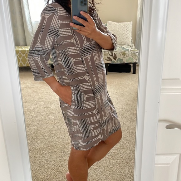 ANTHROPOLOGIE Burning Torch | Silk Shift Dress XS - Picture 4 of 10